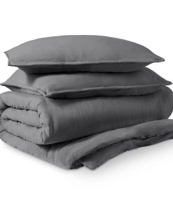 Juego de Funda de Edredón Super Suave Lavada de Microfibra