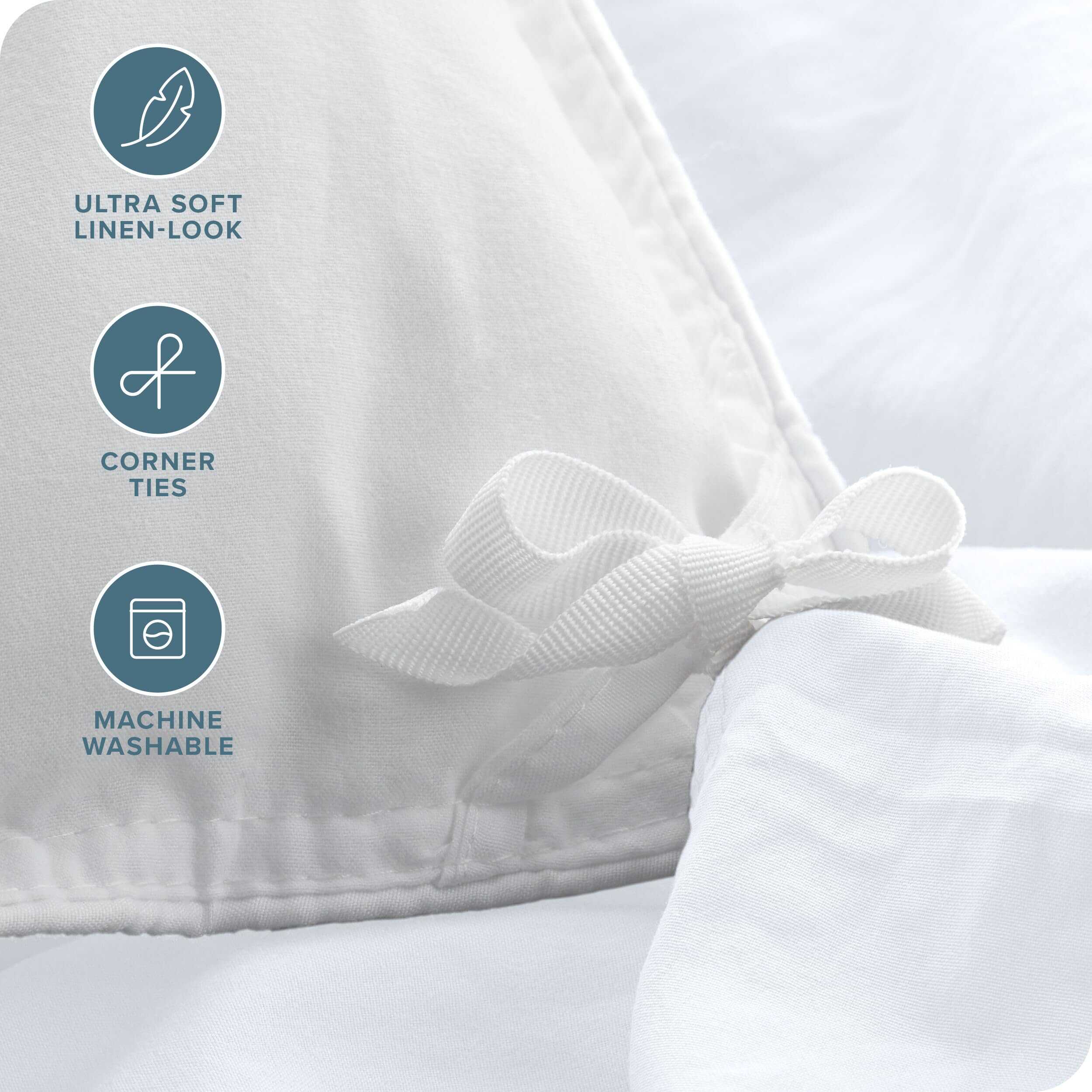 Set de Funda Nórdica Ultra Suave Lavada de Microfibra - Imagen 3