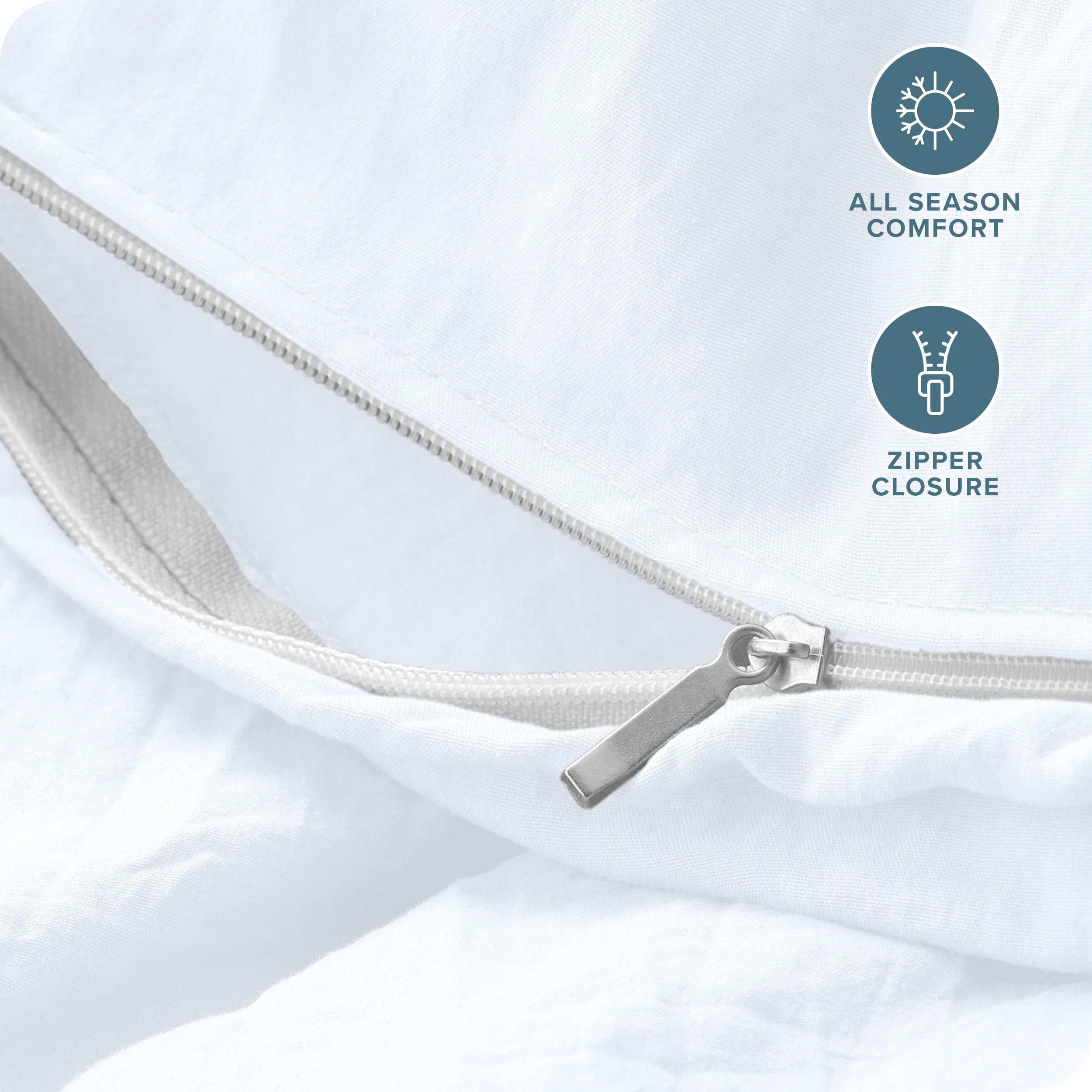 Set de Funda Nórdica Ultra Suave Lavada de Microfibra - Imagen 5