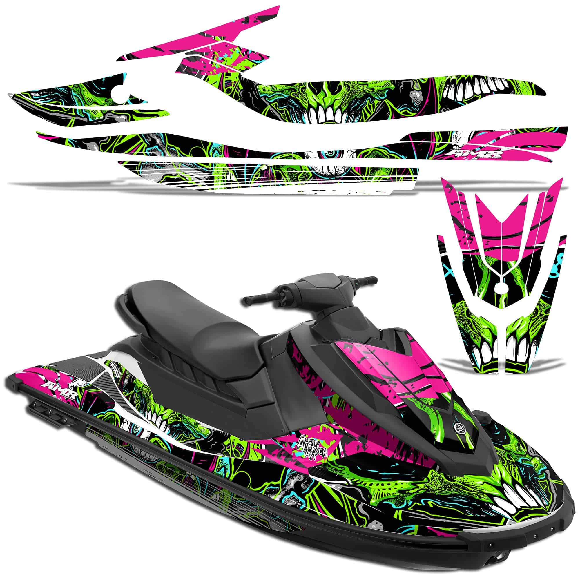 Kit de gráficos de Jet Ski AMR Racing Calcomanía Pegatina