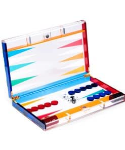 Juego de Backgammon 14"x 8.5"x2" para Adultos con Piezas de