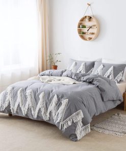 Juego de Funda Nórdica con Borlas Softta Boho Fringed Full