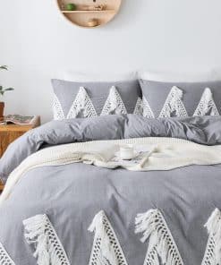 Juego de Funda de Edredón con Borlas Softta Boho Fringed