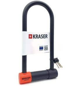 Candado U para Motocicleta KRASER KR120L, Aprobado por SRA,