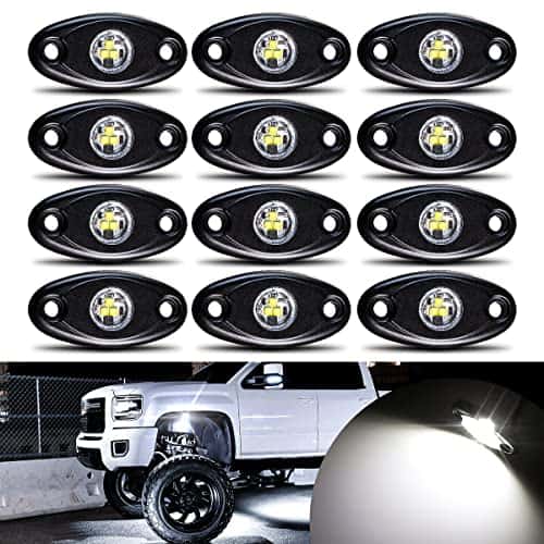 Luces LEDOPPO R1 de Roca Blancas 12PCS a Prueba de Agua - Imagen 10