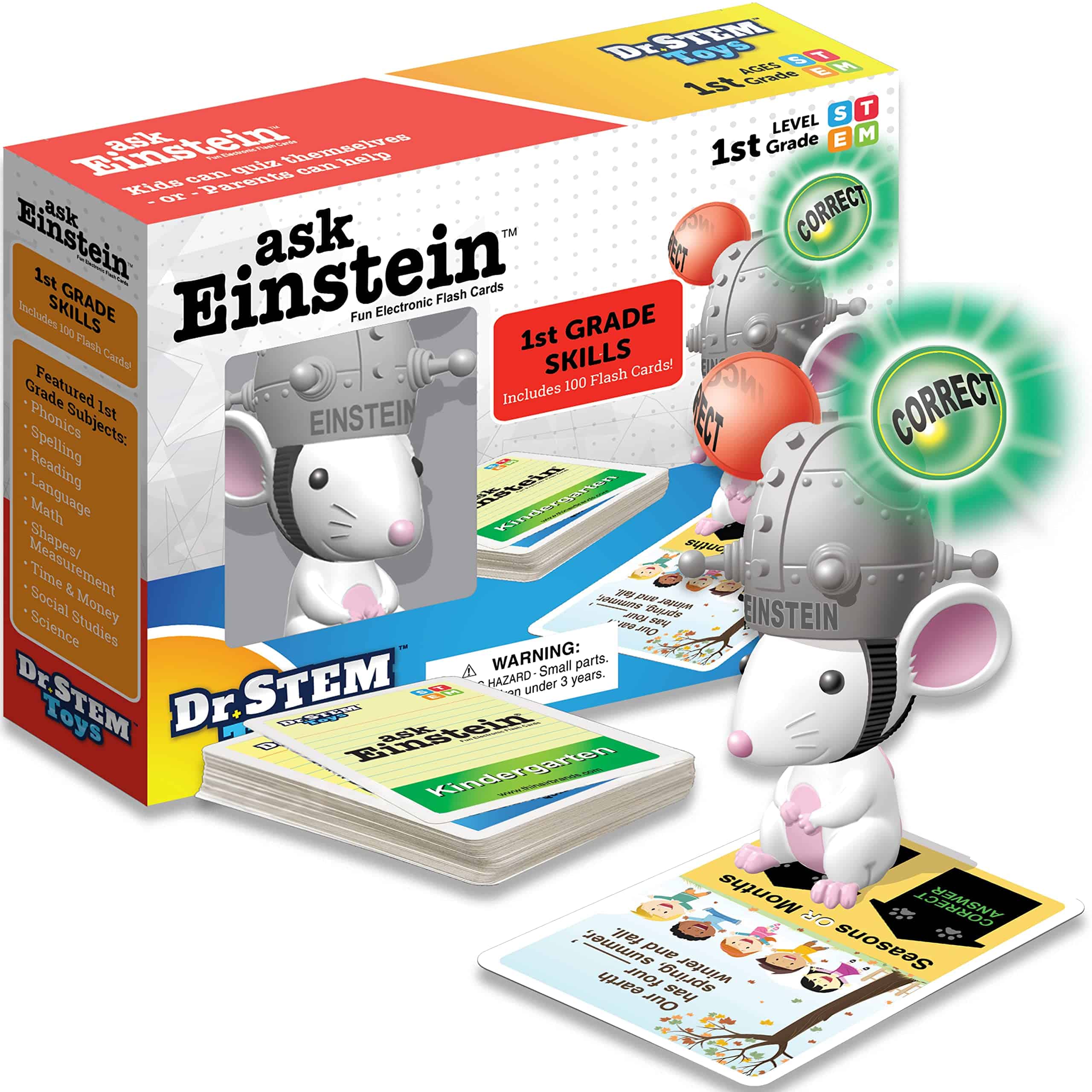 Juegos Electrónicos Ask Einstein de Dr. STEM - Destrezas de