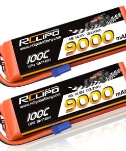 4S Lipos 9000mAh 14.8V 100C Batería de Lipo con Conector