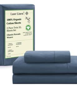 Juego de sábanas gemelas XL 100% algodón orgánico