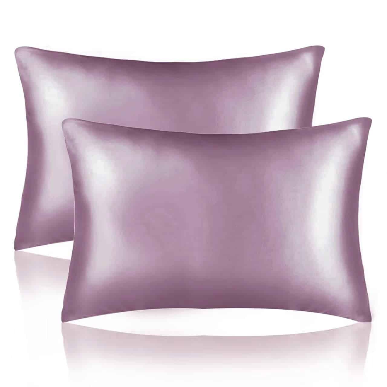 Funda de Almohada de Seda Sutuo Home 2 Pack -Violeta