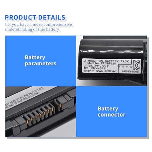 Batería de portátil HXPK FPCBP325 para FUJITSU Celsius H720 - Imagen 4