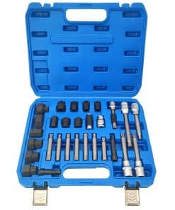 Kit de polea de alternador ZKTOOL de 30 piezas, kit de