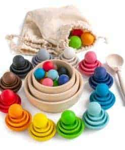 Juguetes de Montessori de Colores y Tamaños de Ulanik para