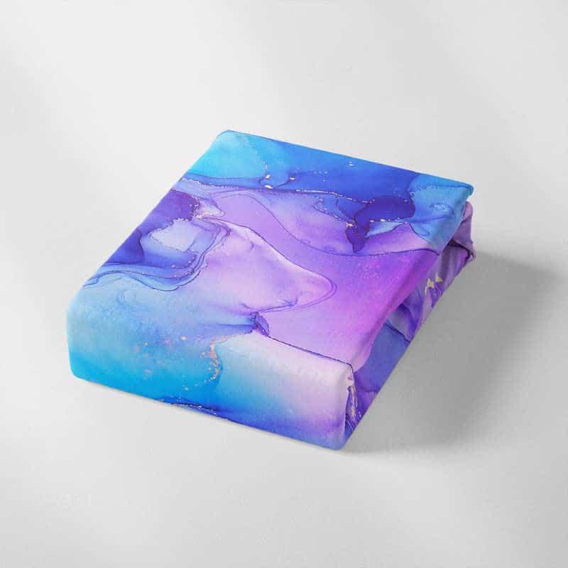 Juego de cama Jingzhang Tie Dye Colorido Mármol Juego de - Imagen 6