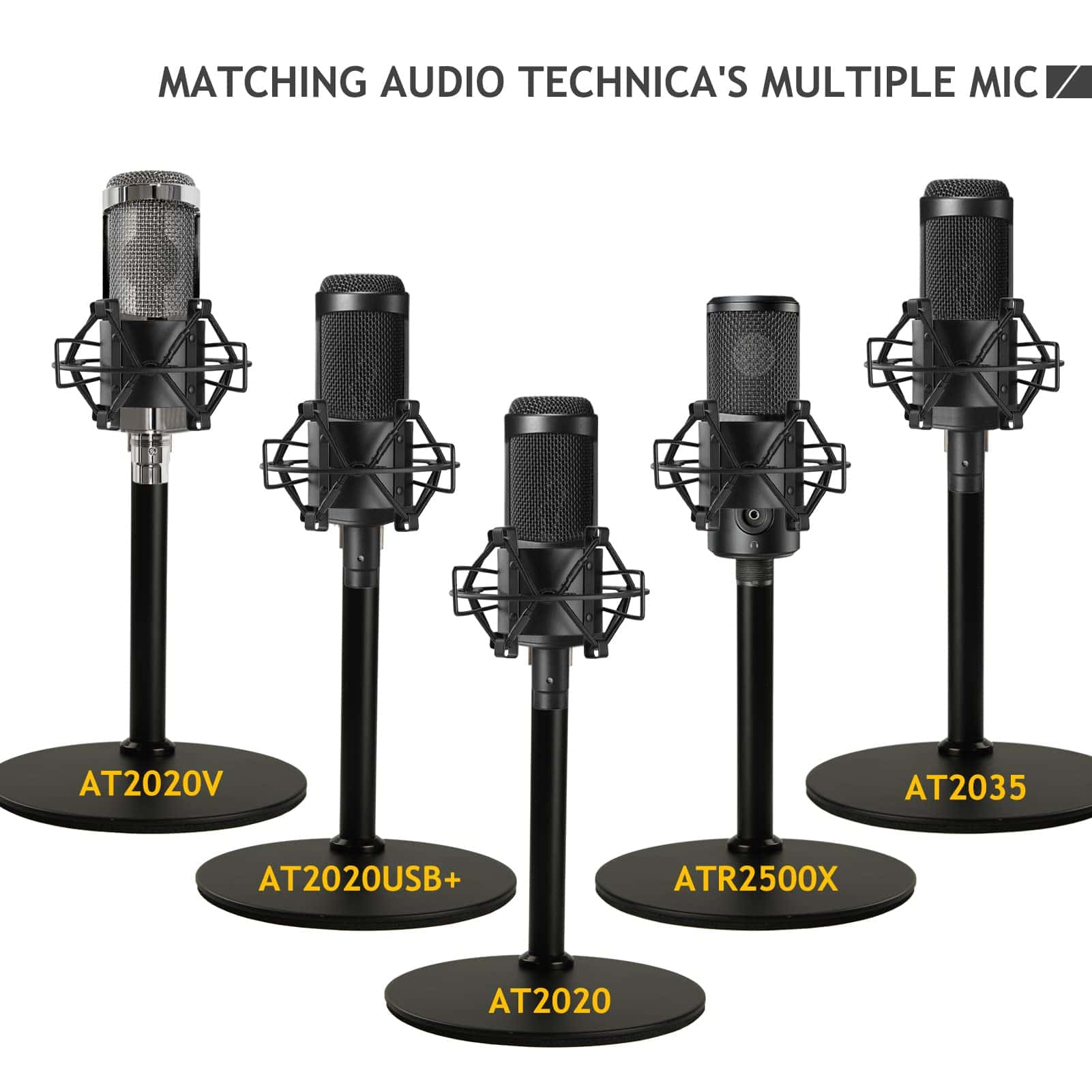 Soporte de escritorio para micrófono AT2020 con suspensión - Imagen 4