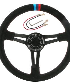 Volante de carreras de ante de juego de 350 mm (13,6