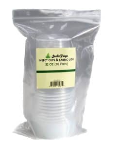 Copa de Fruta de 32 oz y Tapa de Tela de Josh's Frogs -