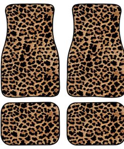 Tapetes para Automóvil de Leopardo Cheetah - 4 Piezas -