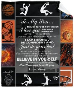 Manta de baloncesto para mi hijo de mamá Manta de tiro