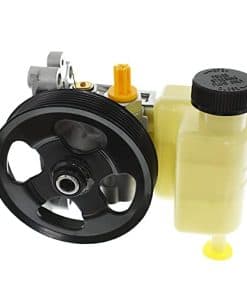 Bomba de dirección asistida con polea y depósito de