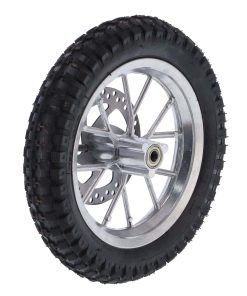 Ensamblaje de Rueda Delantera, Llanta de Goma y Metal