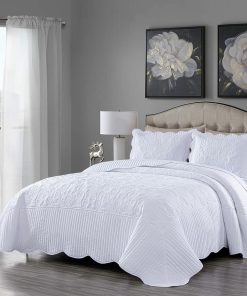 Juego de colcha Betsy de Chezmoi Collection de 3 piezas -