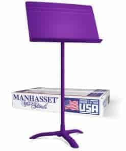 Atril de música Manhasset para partituras - -Púrpura, Mate