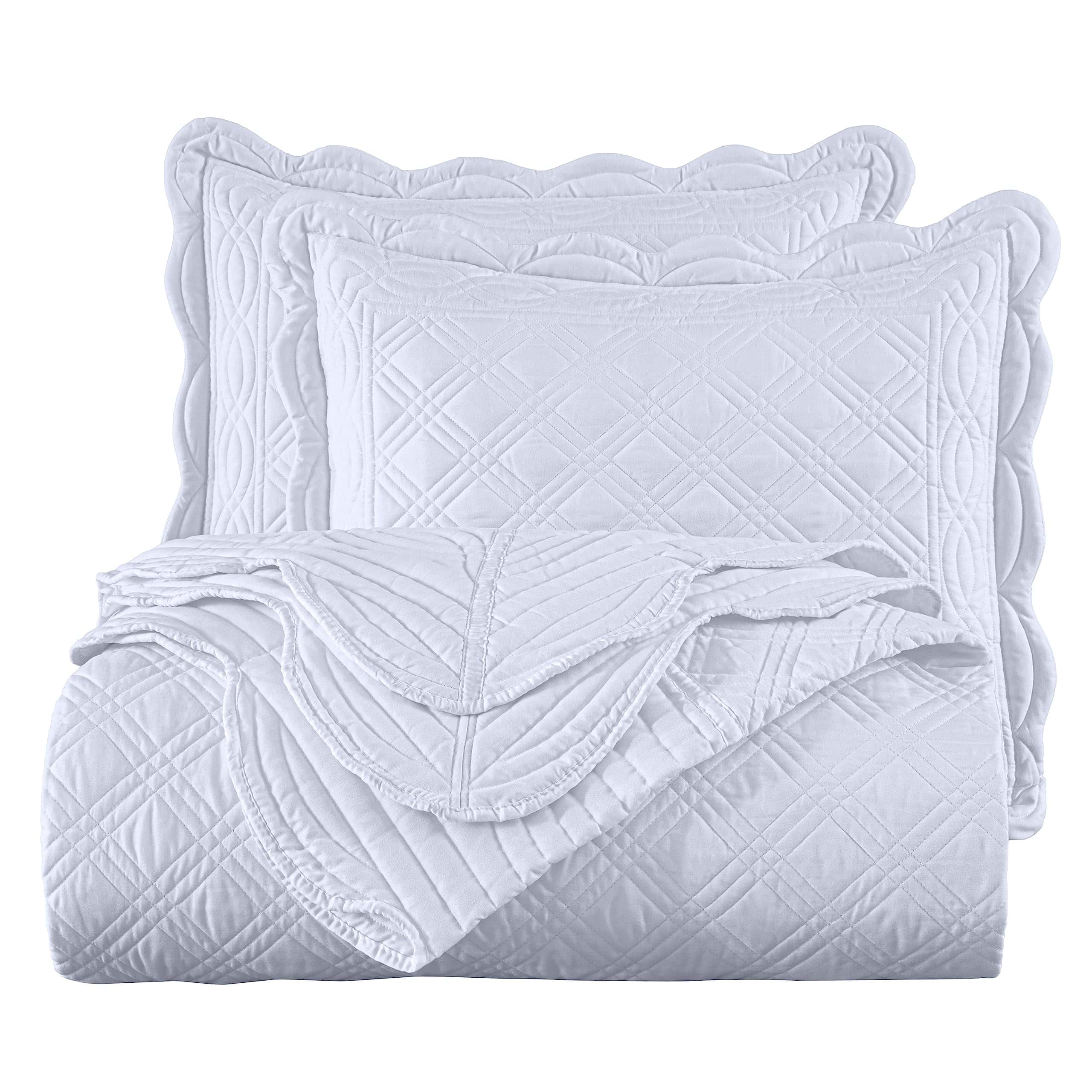 Chezmoi Collection Stella Juego de Colcha de 3 Piezas - - Imagen 10