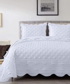 Chezmoi Collection Stella Juego de Colcha de 3 Piezas -