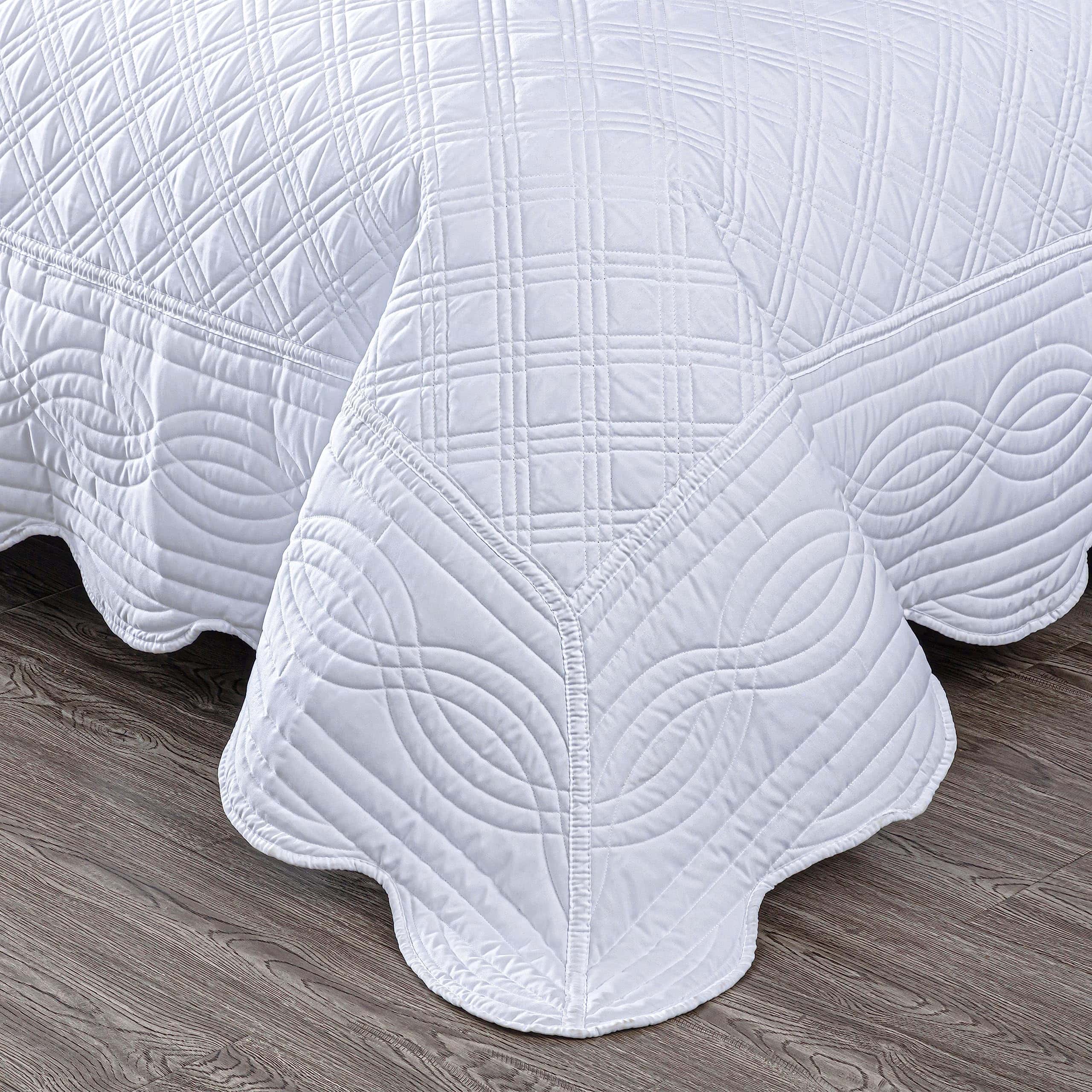 Chezmoi Collection Stella Juego de Colcha de 3 Piezas - - Imagen 4