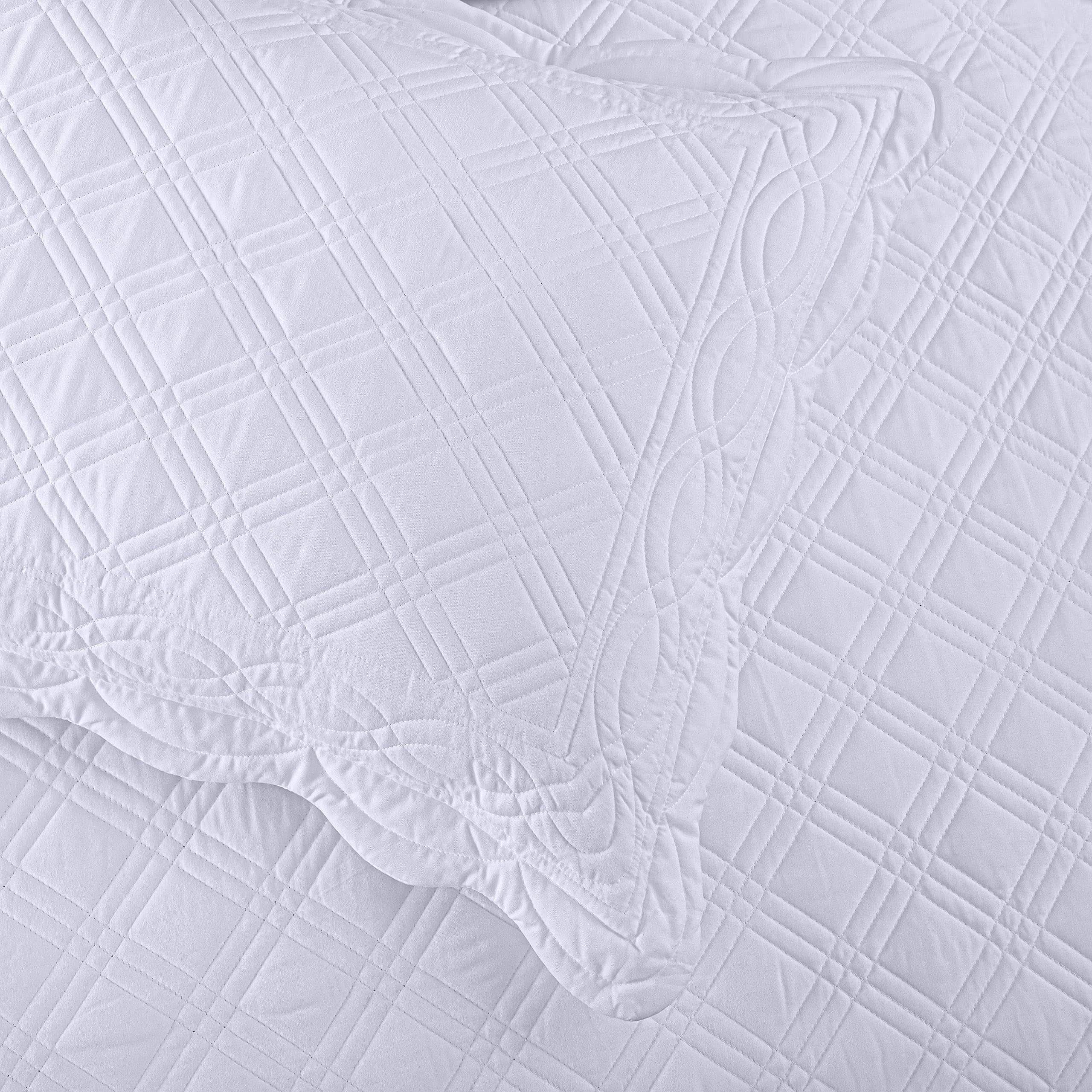 Chezmoi Collection Stella Juego de Colcha de 3 Piezas - - Imagen 5