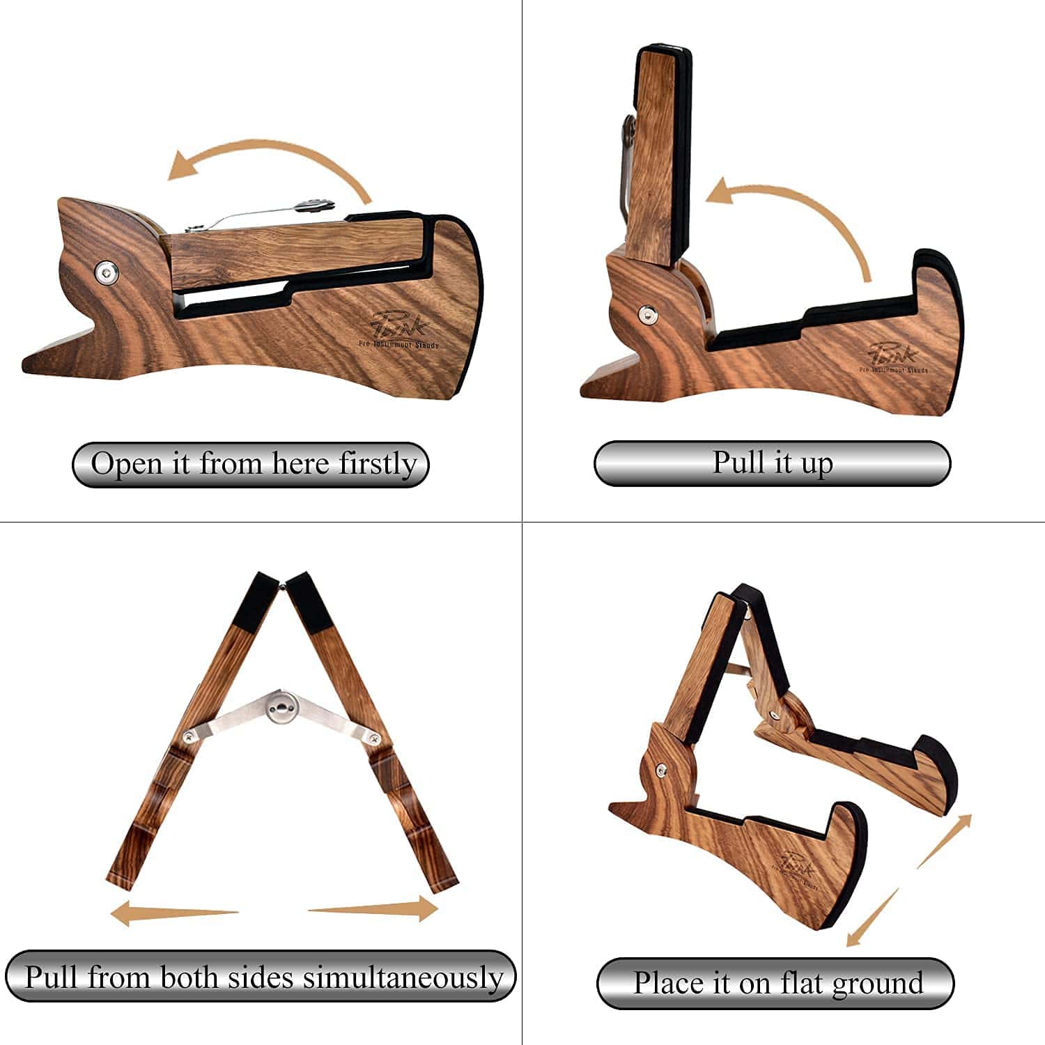 Soporte para Guitarra Plegable Soporte de Guitarra de - Imagen 3