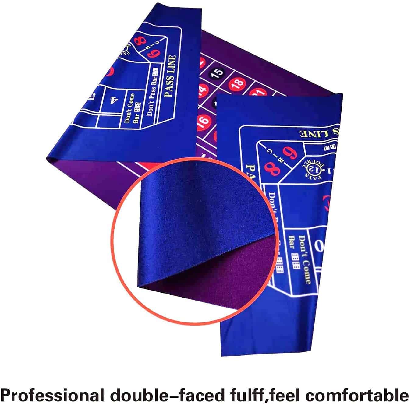 BALIKEN Tapete de Ruleta 84x42 Pulgadas y Tapete de Craps - Imagen 6