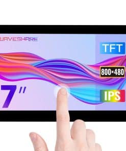 Pantalla táctil capacitiva Waveshare de 7 pulgadas