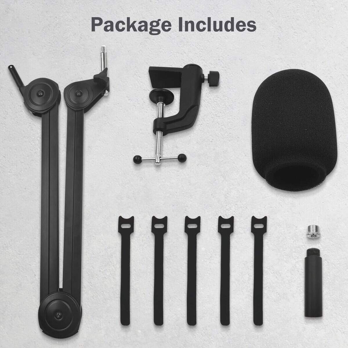 Soporte de brazo de micrófono Boseen Boom para Shure SM7B - Imagen 8