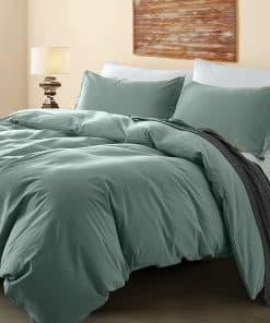 Juego de Funda Nórdica de Algodón Lavado a la Piedra,