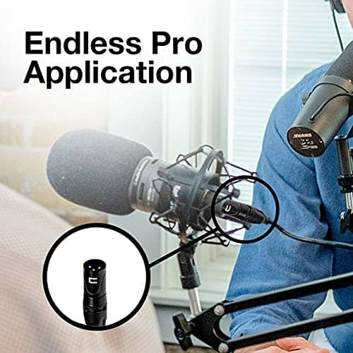 Cable XLR Balanceado Macho a Ángulo Recto de 1/4" TRS - 15 - Imagen 7