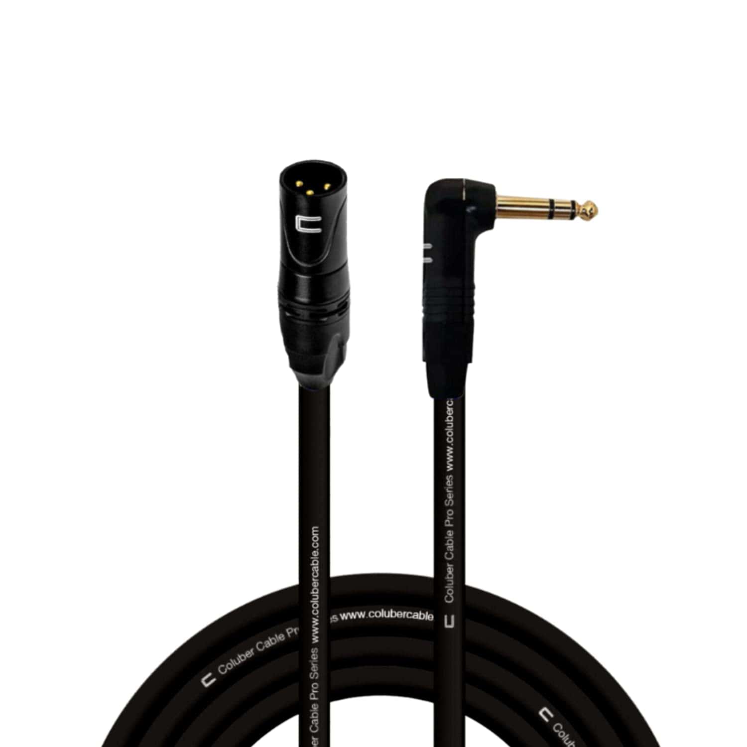 Cable XLR Balanceado Macho a Ángulo Recto de 1/4" TRS - 15