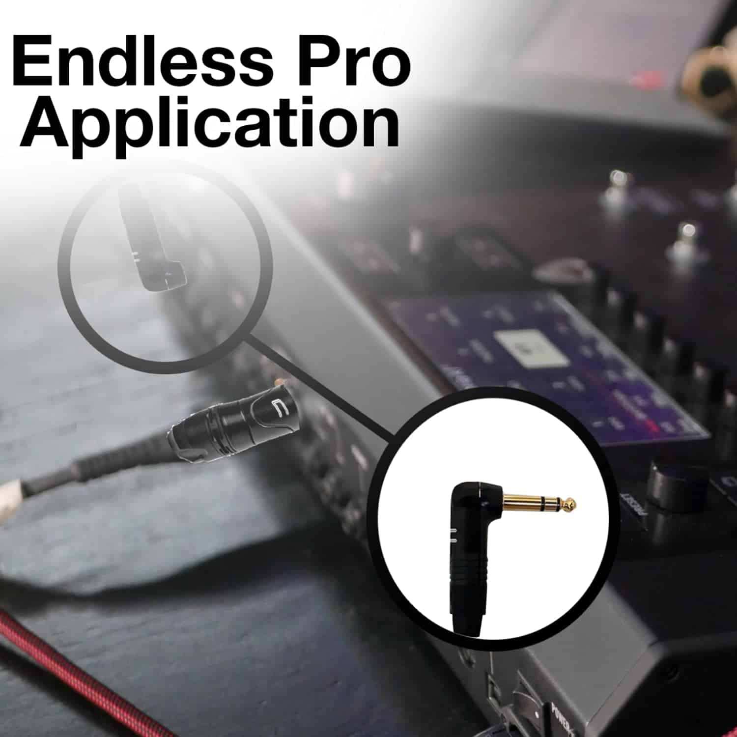 Cable XLR Balanceado Macho a Ángulo Recto de 1/4" TRS - 15 - Imagen 8