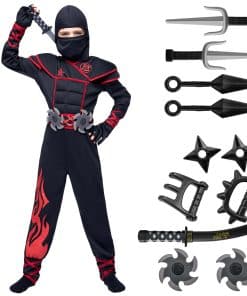 Disfraz de Ninja para Niños Spooktacular Creations, Set de