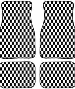 Tapetes para Automóvil - Bandera de Cuadros Patrón de