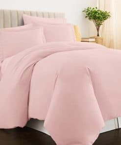 Set de Funda de Edredón 100% Algodón Puro para Queen,