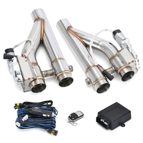 Kit de 2 Tubos de Escape de Acero Inoxidable Universal de 2