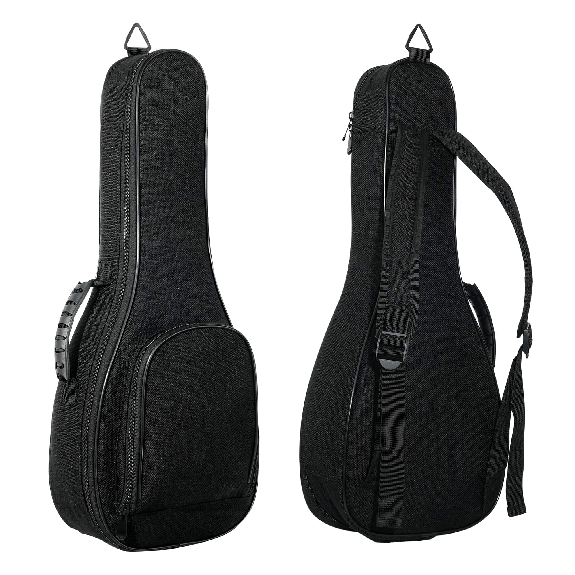 Estuche para ukelele Deviser con acolchado de -lor negro