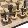 Juego de ajedrez de la Segunda Guerra Mundial EE. UU. vs.