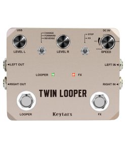 Pedal de Efecto de Guitarra Eléctrica Keytars Twin Looper