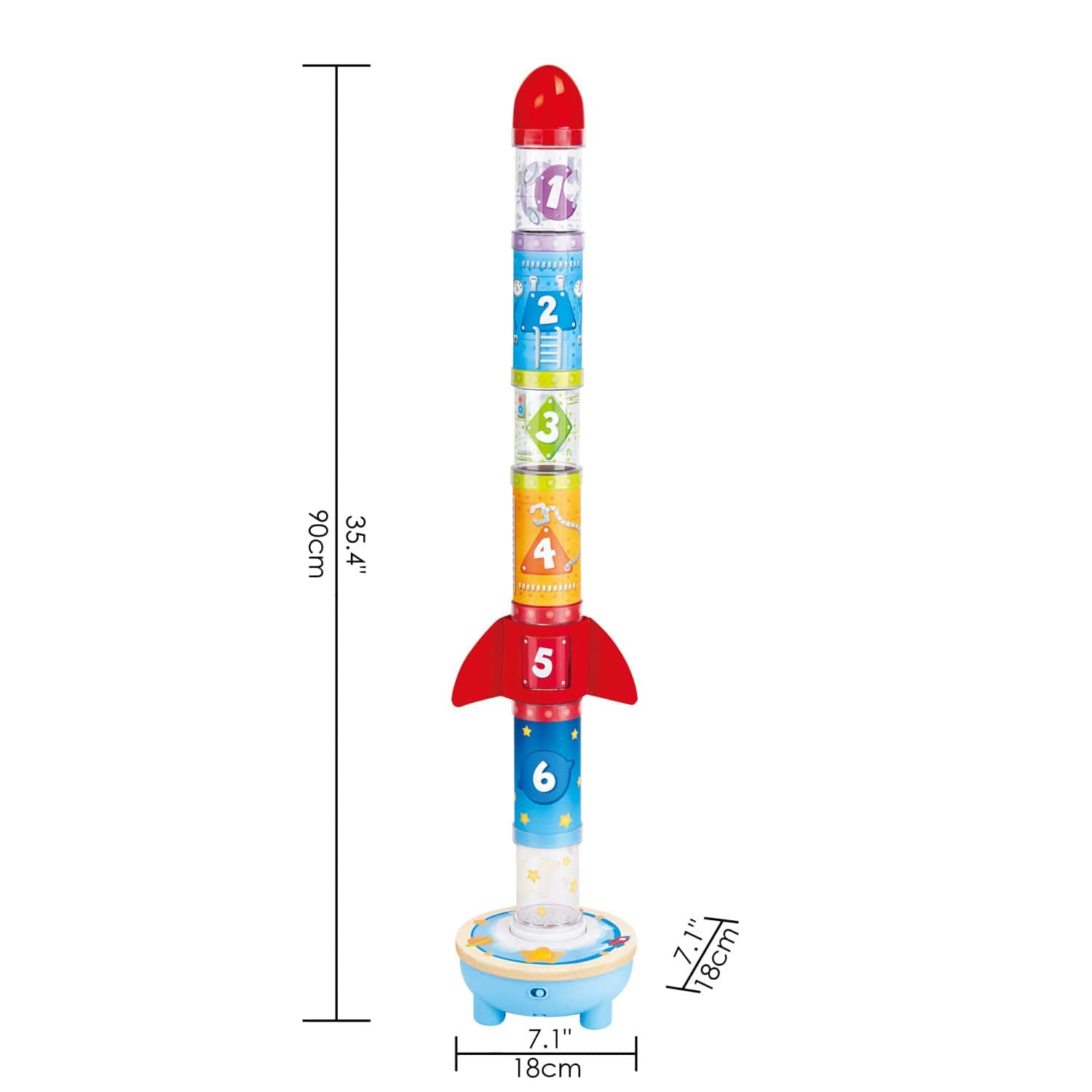 Apilador de Bolas Espacial Hape Rocket, 24+ Meses - Imagen 9