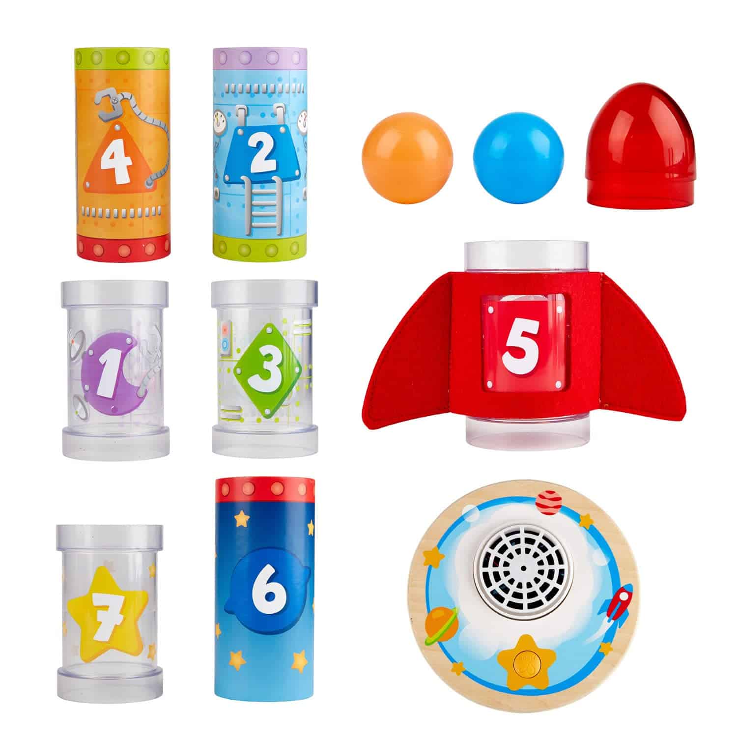 Apilador de Bolas Espacial Hape Rocket, 24+ Meses - Imagen 6