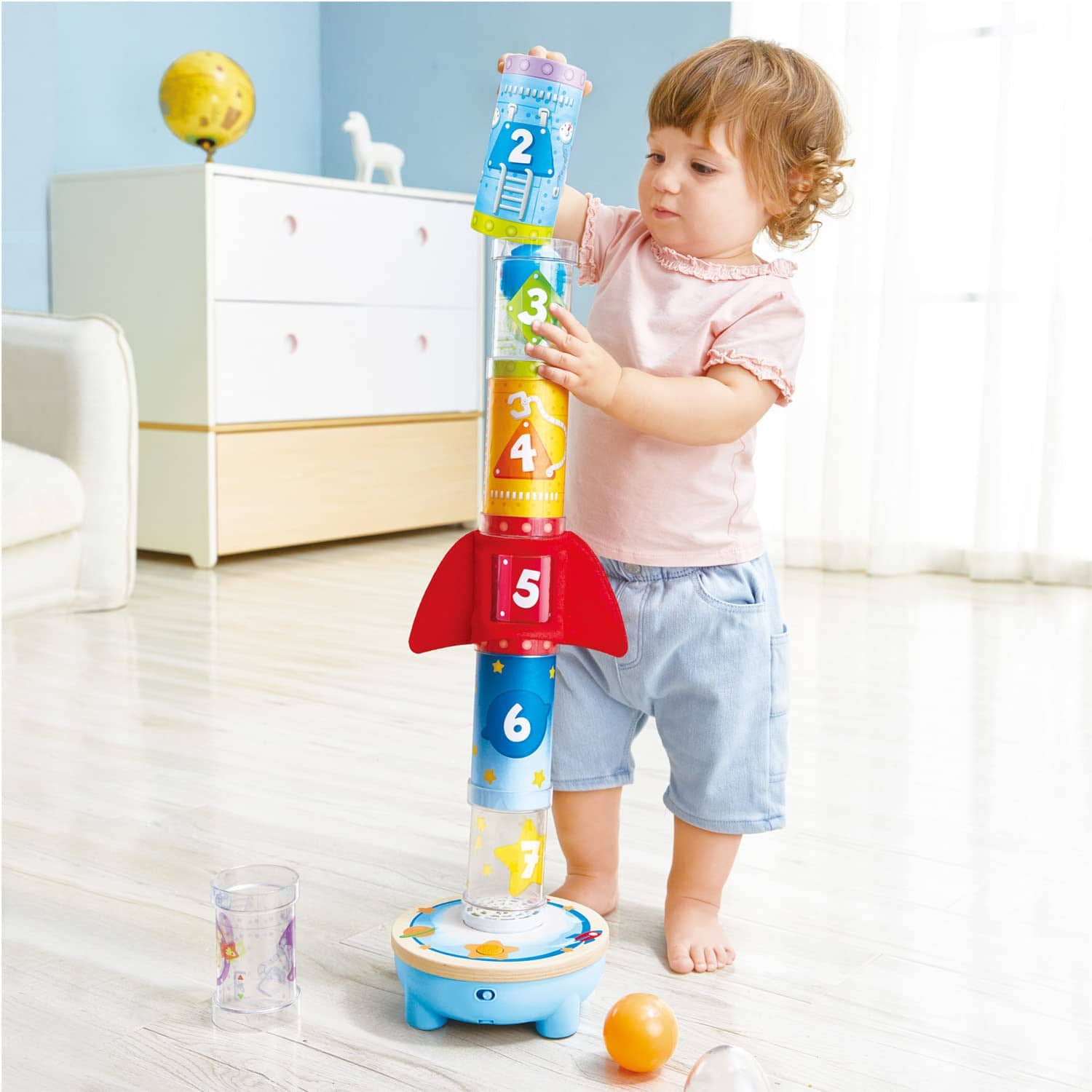 Apilador de Bolas Espacial Hape Rocket, 24+ Meses - Imagen 4