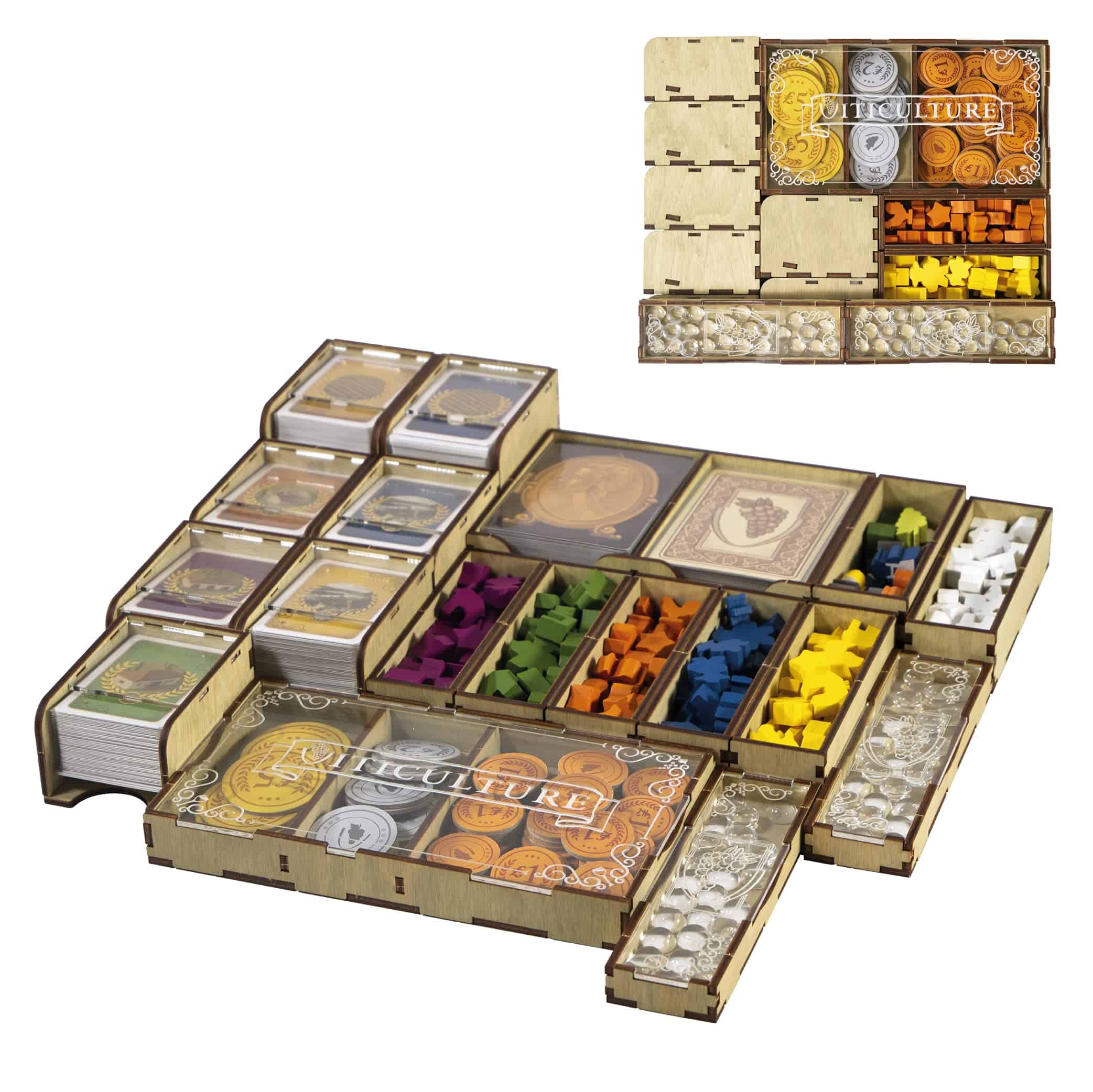 Organizador de Juego de Mesa SMONEX Compatible con