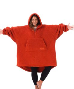 THE COMFY Teddy Bear Quarter-Zip | Manta portátil de sherpa